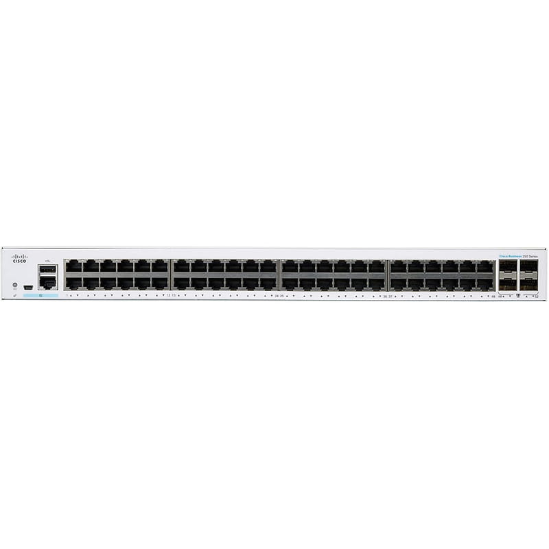 Коммутатор Cisco Business CBS220-48T-4G-EU (48xGE, 4xGE SFP, Smart)
