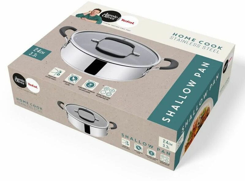 Сотейник с крышкой Tefal Jamie Oliver Home Cook 24 см (E3037155)