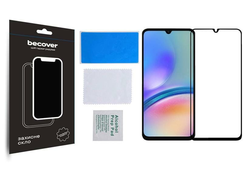 Захисне скло BeCover для Samsung Galaxy A05 SM-A055/A05s SM-A057 Black (710157)