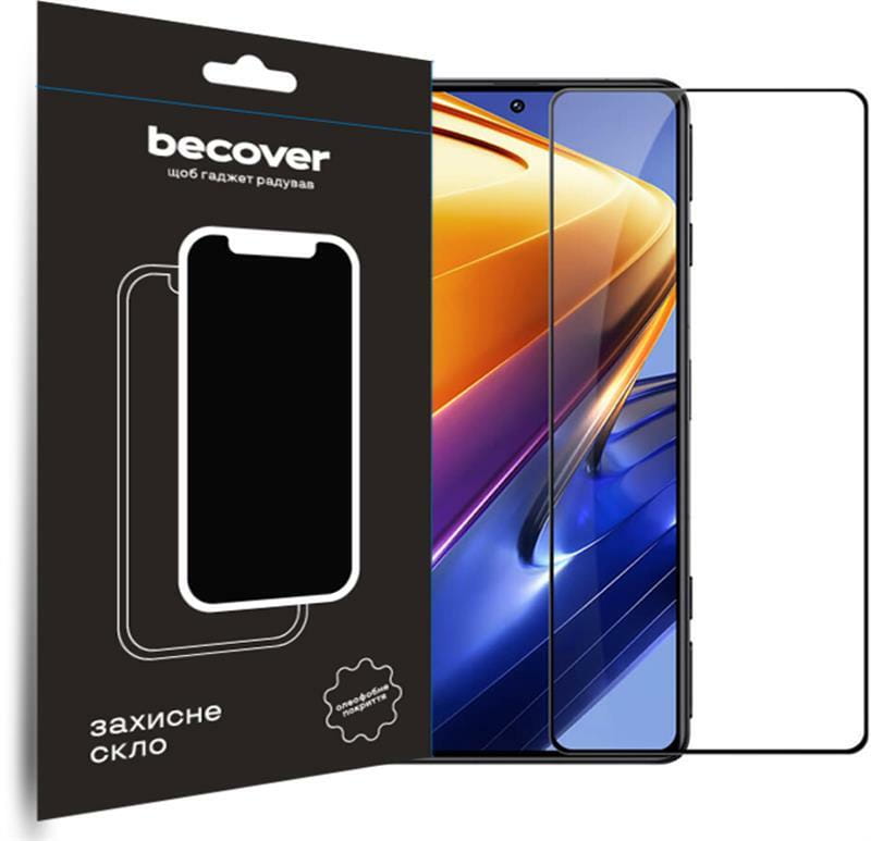 Захисне скло BeCover для Tecno Spark 20 (KJ5n) Black (710626)