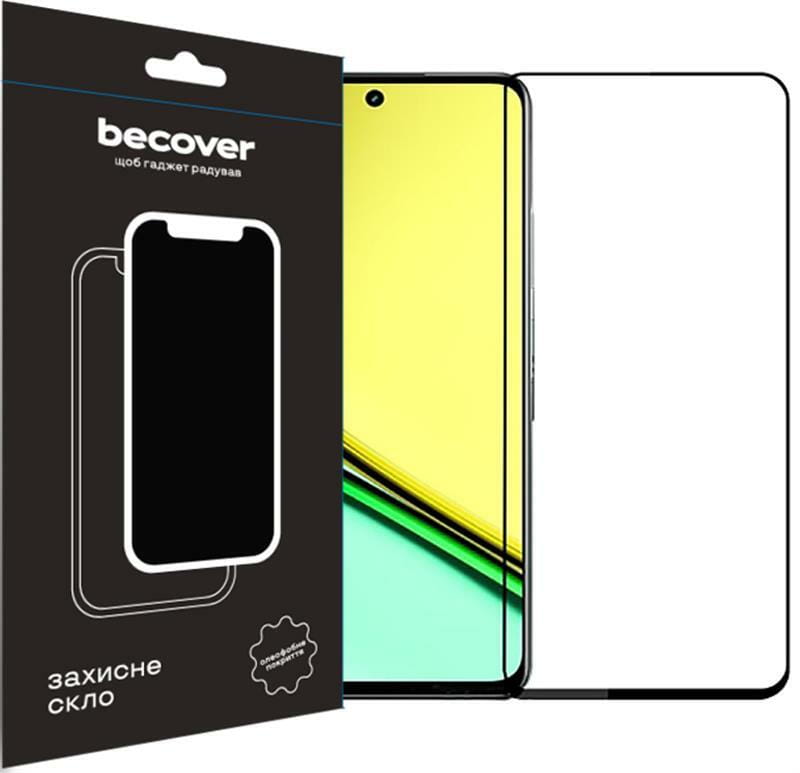 Защитное стекло BeCover для Realme C67 Black (710633)