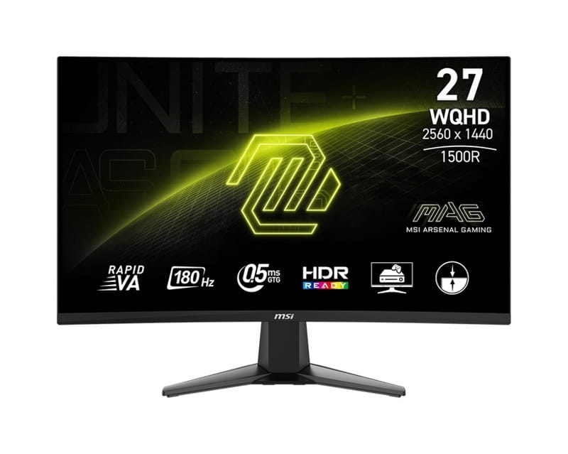 Монитор MSI 27" MAG 27CQ6F VA Black Curved 180Hz