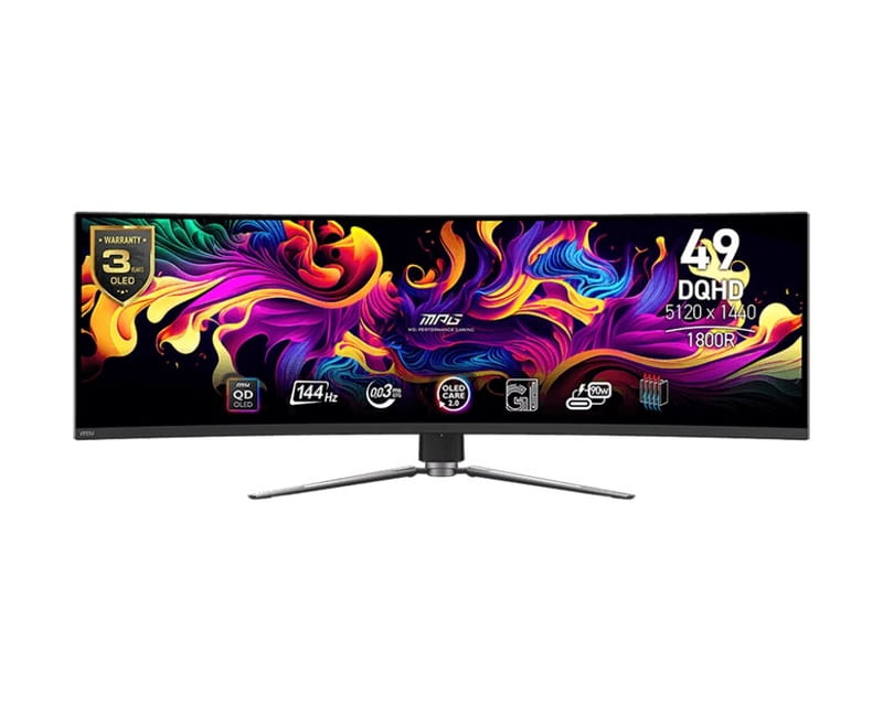 Монитор MSI 49" MPG 491CQP QD-OLED Black Curved 144Hz