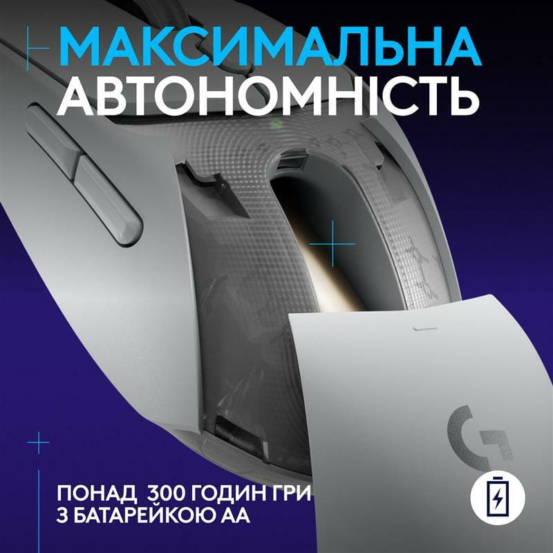 Миша бездротова Logitech G309 White (910-007207)