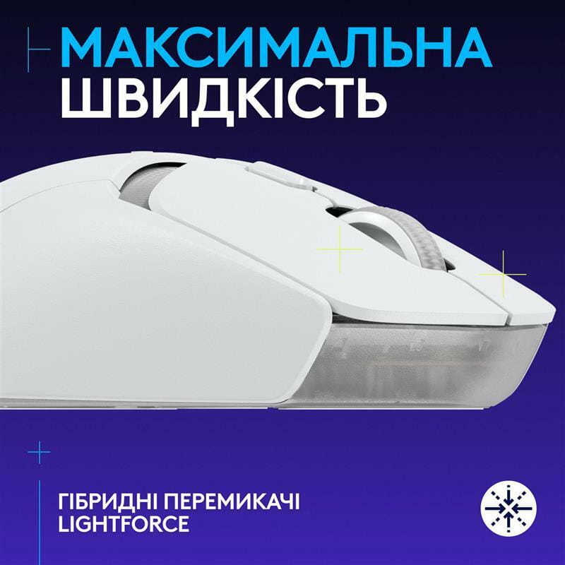 Миша бездротова Logitech G309 White (910-007207)