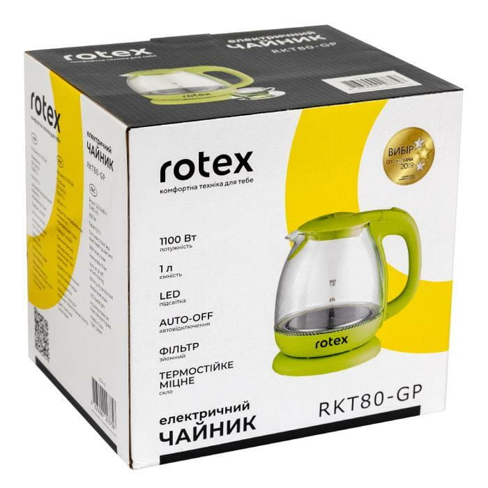 Електрочайник Rotex RKT80-GP