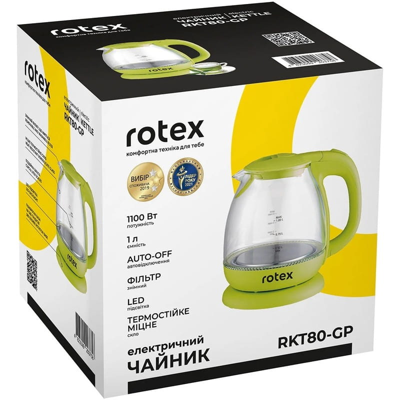 Купить Электрочайник Rotex RKT80-GP Электрочайник Rotex RKT80-GP