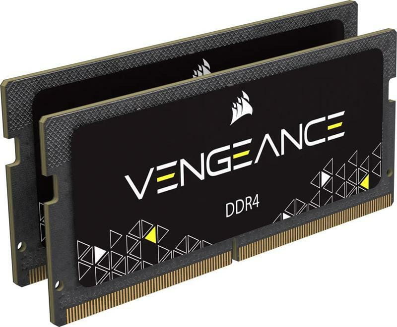 Модуль памяти SO-DIMM 2x16GB/3200 DDR4 Corsair Vengeance Black (CMSX32GX4M2A3200C22)