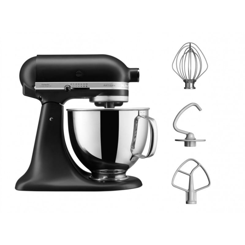 Кухонная машина KitchenAid Artisan 4.8 л Black (5KSM125EBM)