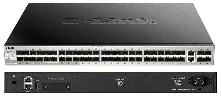 Коммутатор D-Link DGS-3130-54S (48xSFP, 2x10GE, 4xSFP+, L3)