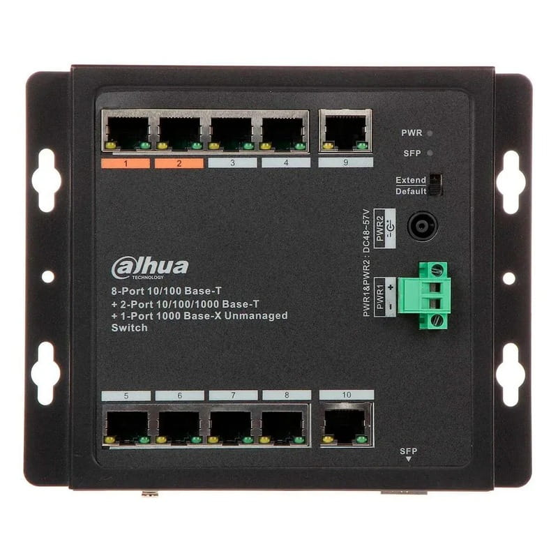 ePoE комутатор Dahua DH-PFS3111-8ET-96-F