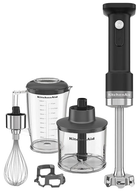 Блендер погружной беспроводной KitchenAid Go 5KHBRV05BM Black