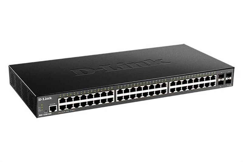 Комутатор D-Link DGS-1250-52X (48xGE, 4xSFP+, L2)