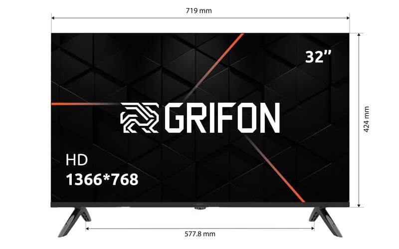 Телевізор Grifon Nova NV32HSB