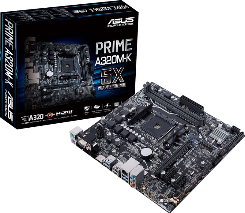 Материнская плата Asus PRIME A320M-K Socket AM4