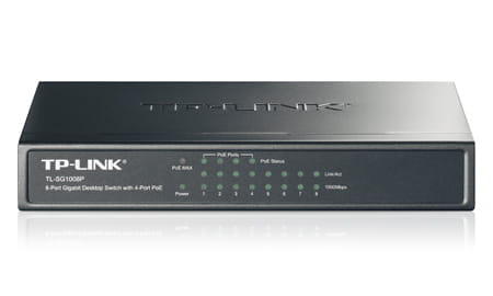 Коммутатор TP-Link TL-SG1008P (4xGE, 4xGE PoE, PoE max 53w)