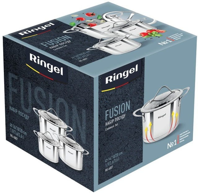 Набір посуду Ringel Fusion 6 предметів (RG-6007)