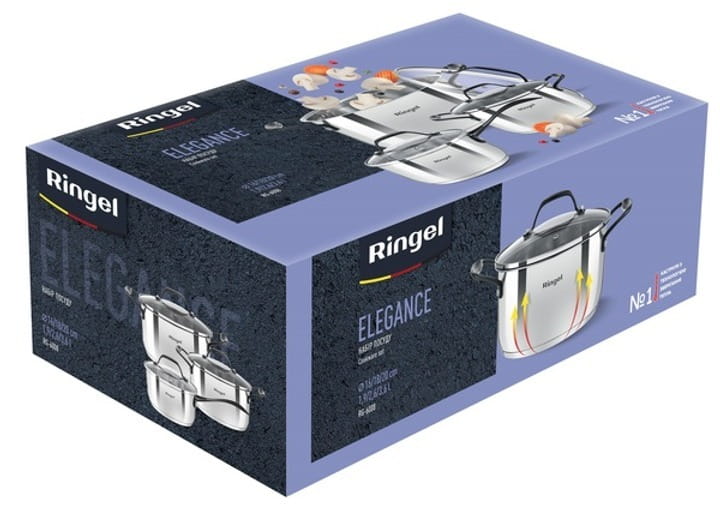 Набір посуду Ringel Elegance 6 предметів (RG-6008)