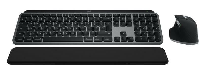 Комплект (клавиатура, мышь) беспроводной Logitech MX Keys S Combo for Mac Space Grey (920-012845)