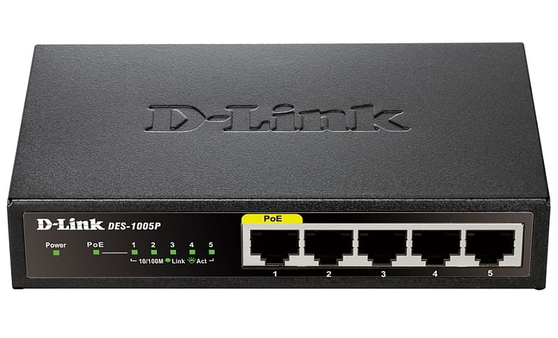 Комутатор D-Link DES-1005P