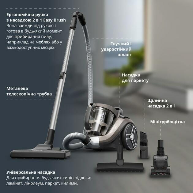 Пылесос Rowenta Compact Power XXL Animal Kit RO4B50EA