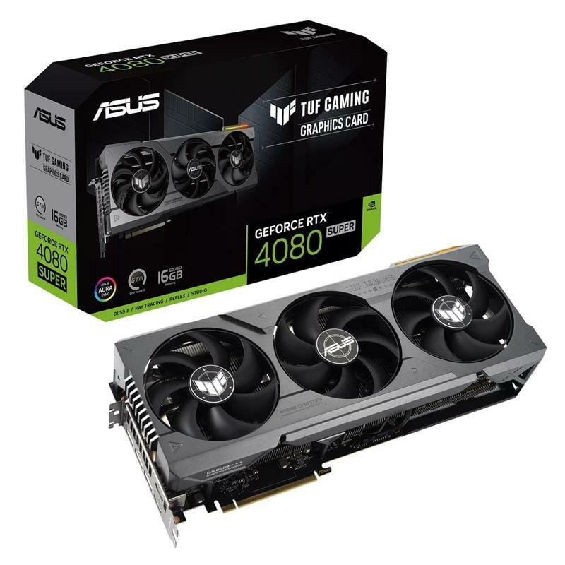 Видеокарта GF RTX 4080 Super 16GB GDDR6X TUF Gaming Asus (TUF-RTX4080S-16G-GAMING)