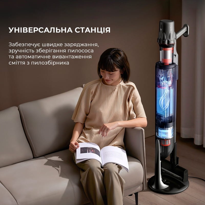 Аккумуляторный пылесос Deerma T30W Station (DEM-T30W Station)
