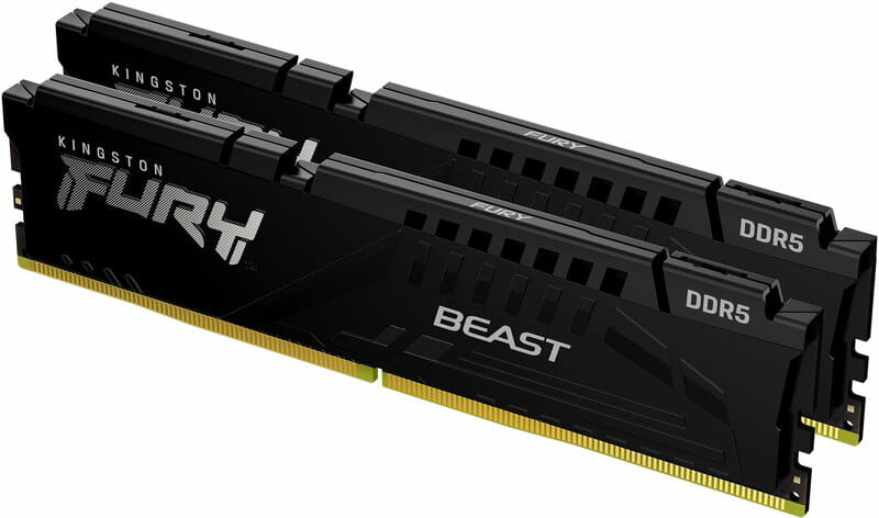 Модуль памяти DDR5 2x8GB/5600 Kingston Fury Beast Black (KF556C40BBK2-16)