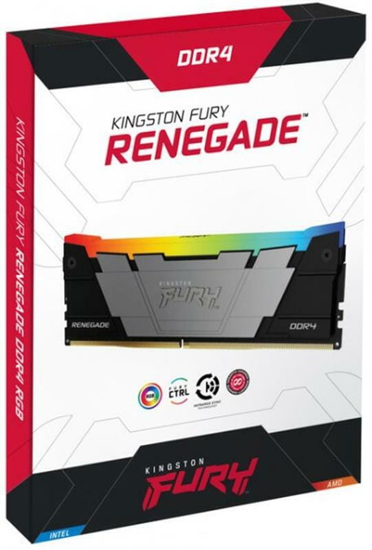 Модуль памяти DDR4 16GB/3600 Kingston Fury Renegade RGB (KF436C16RB12A/16)