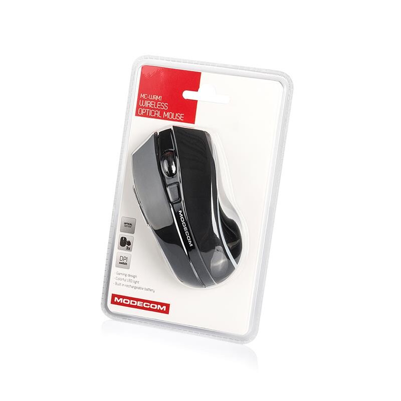 Мышь беспроводная Modecom MC-WRM1 Black (M-MC-WRM1-100)