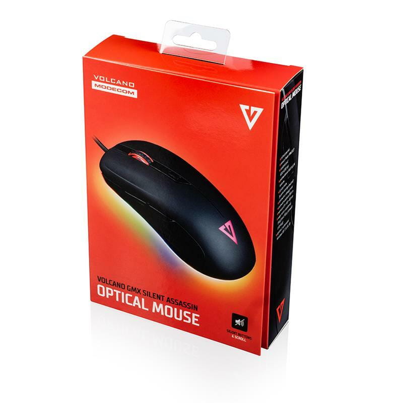 Мышь Modecom Volcano GMX Silent Assassin RGB Black (M-MC-GMX-SILENT-ASSASSIN)