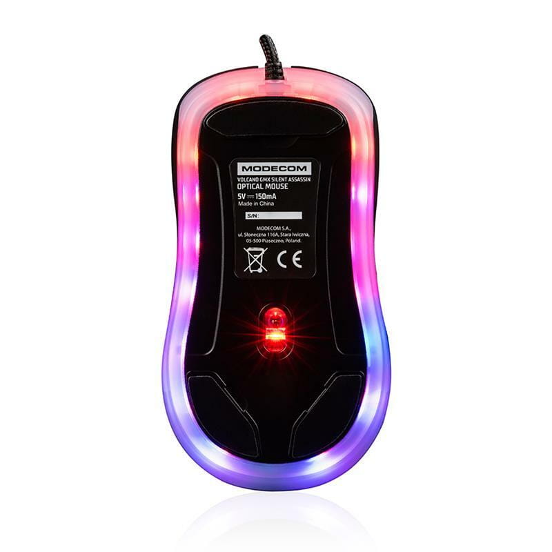 Мышь Modecom Volcano GMX Silent Assassin RGB Black (M-MC-GMX-SILENT-ASSASSIN)