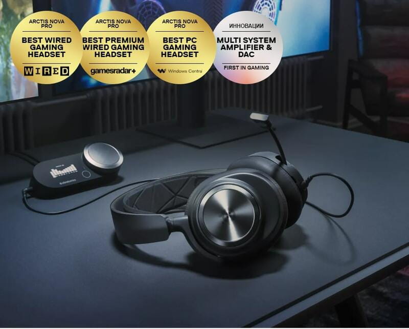Гарнитура SteelSeries Arctis Nova Pro Black (61527)