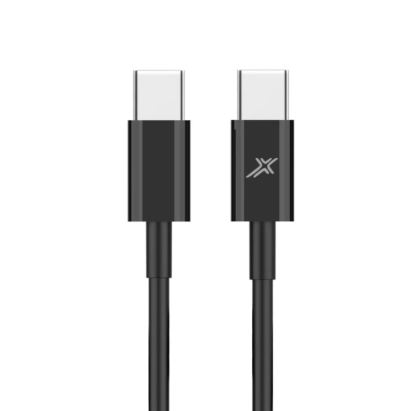 Кабель Grand-X USB Type-C - USB Type-C 20W, 1м, Black (CC-03B)
