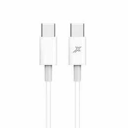 Кабель Grand-X USB Type-C - USB Type-C 20W, 1м, White (CC-03W)