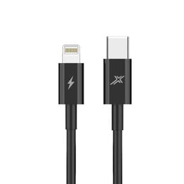 Кабель Grand-X Lightning - USB Type-C 20W, 1м, Black (CL-07B)