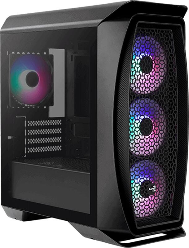 Корпус AeroCool Aero One Mini Frost (Aero One Mini Frost-G-BK-v1) Black без БП