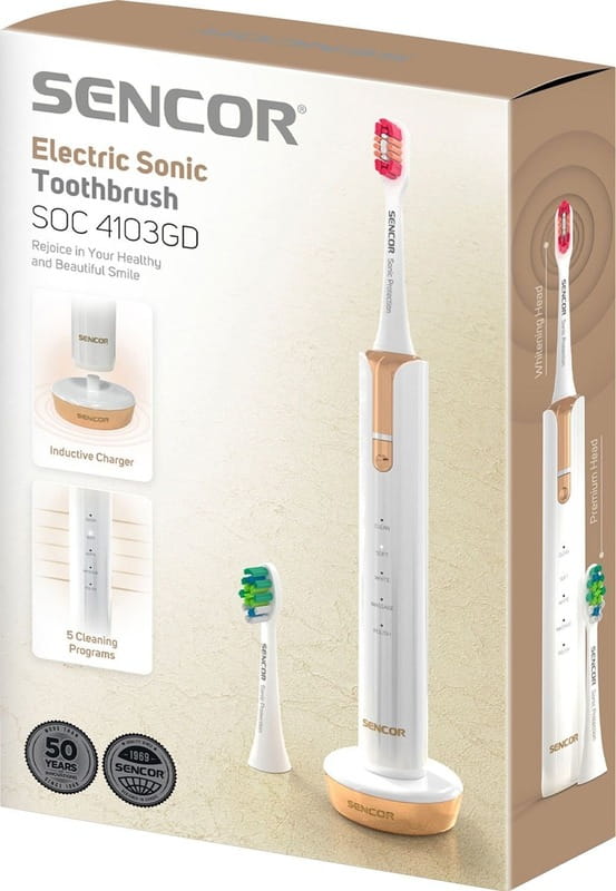 Зубная электрощетка Sencor SOC 4103GD