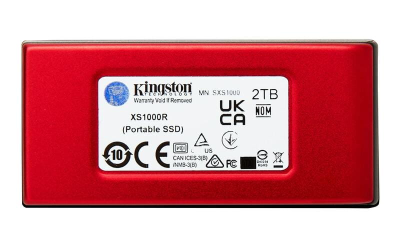 Накопитель внешний SSD Portable USB 2.0ТB Kingston SXS1000 Red (SXS1000R/2000G)