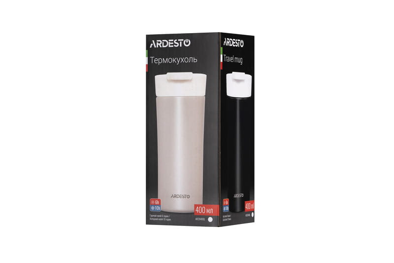 Термочашка Ardesto Viaggio 400 мл Terracotta (AR2640TR)