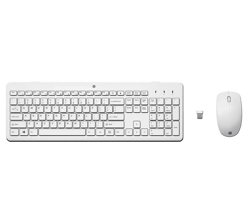 Комплект (клавіатура, мишка) бездротовий НР 230 WL White (3L1F0AA)