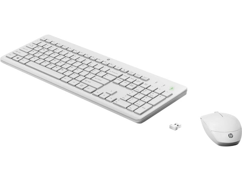 Комплект (клавіатура, миша) бездротовий НР 230 WL White (3L1F0AA)