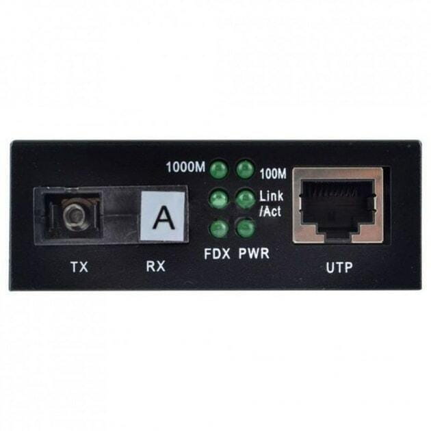 Медиаконвертер FoxGate EC-Q-1G-1SM-1550nm-20