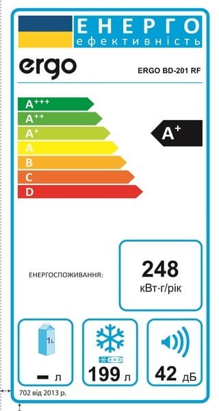 Морозильный ларь Ergo BD-201 RF