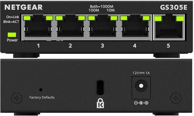 Коммутатор Netgear GS305E-100PES