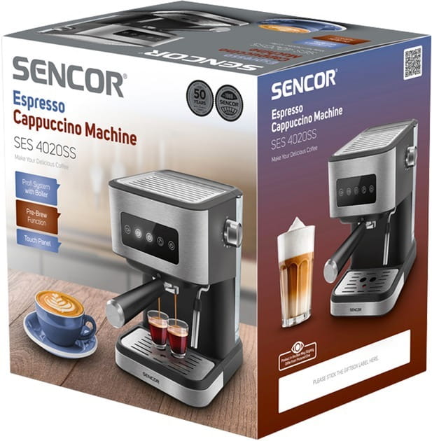 Кофеварка Sencor SES 4020SS