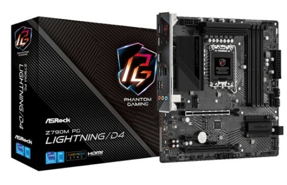 Материнская плата ASRock Z790M PG Lightning/D4 Socket 1700