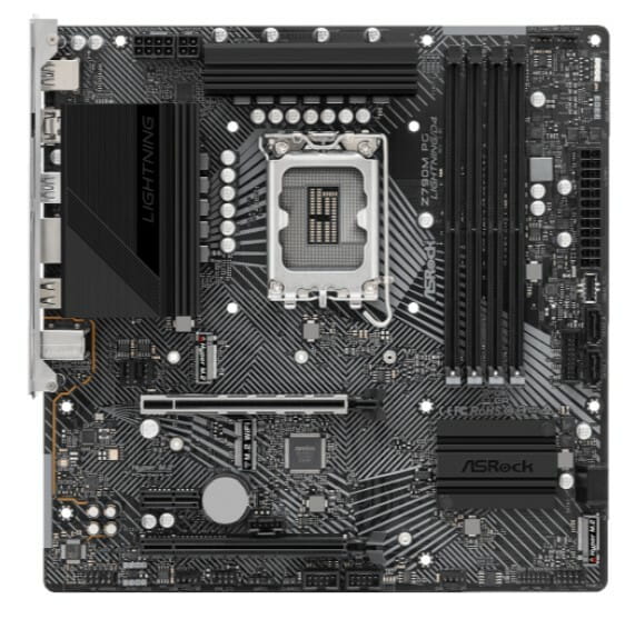 Материнська плата ASRock Z790M PG Lightning/D4 Socket 1700