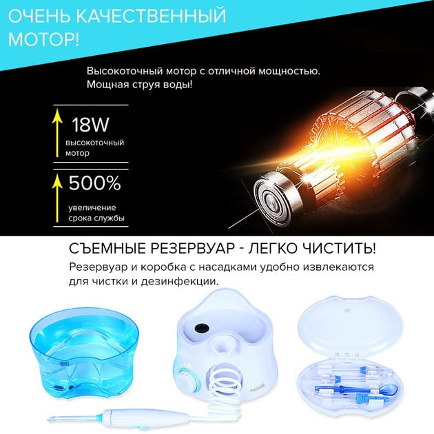 Ирригатор Pecham Professional White