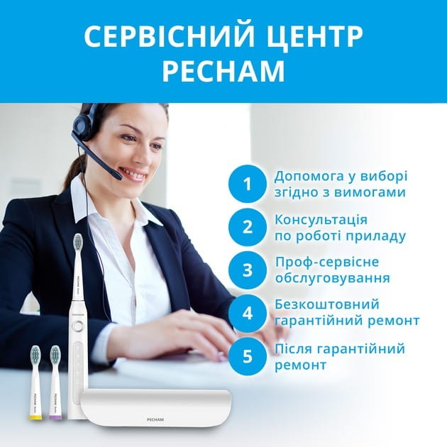 Электрическая зубная щетка Pecham Travel PC-081 White